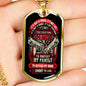 It's A Passion To Defend My Family Dog Tag Jewelry