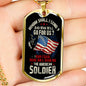 Send Me, American Soldier Dog Tag Jewelry