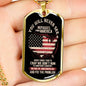 NEver Run Dog Tag Jewelry