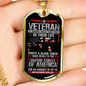 Veteran Wrote a Blank Check Dog Tag Jewelry