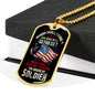 Send Me, American Soldier Dog Tag Jewelry