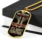 Gun Control Dog Tag Jewelry