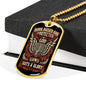 Protected by God and Guns Dog Tag Jewelry