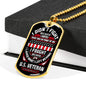 I Fought, Because I Love Dog Tag Jewelry