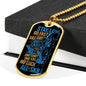 No Luck All Skill Dog Tag Jewelry
