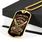 Don't Mess with my Daughter Dog Tag Jewelry