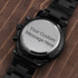 Custom Engraved Watch | The perfect gift for dads, grads, boyfriends, and husbands.