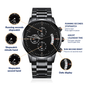 Custom Engraved Watch | The perfect gift for dads, grads, boyfriends, and husbands.
