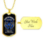 Die on Your Feet, V2 Dog Tag Jewelry Military Chain (Gold) Yes