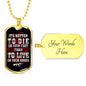 Die On Your Feet Dog Tag Jewelry Military Chain (Gold) Yes