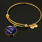 Loves me at my Darkest Color Circle Bangle Jewelry