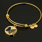 Butterflies Black and White Circle Bangle Jewelry