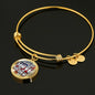Sacrifice, Serve, Soldier(silver) | Circle Bangle Jewelry