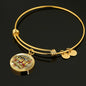 Sacrifice, Serve, Sailor(gold) | Circle Bangle Jewelry