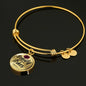 Beauty From Ashes White Circle Bangle Jewelry