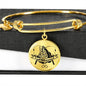 SoFISHticated Circle Bangle Jewelry Luxury Bangle (Gold) No