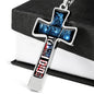 Veteran Cross | You Did What Others Didn't Jewelry Luxury Necklace (Silver) No