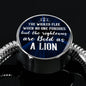 Be Bold As A Lion Circle with Durable Steel Bracelet Circle Charm S/M Bracelet & Charm No