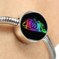 Colorful Camera Bracelet Circle Charm