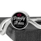 Beauty From Ashes Black Circle with Durable Steel Bracelet Jewelry