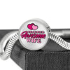 Certified Awesome Wife Circle with Durable Steel Bracelet Jewelry 