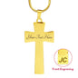 Veteran Cross | You Did What Others Didn't Jewelry Luxury Necklace (Gold) Yes