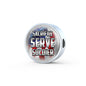 Sacrifice, Serve, Soldier(silver) Circle with Durable Steel Bracelet Circle Charm Charm Only No