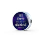Loves me at my Darkest Color Circle with Durable Steel Bracelet Jewelry Charm Only No