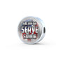 Sacrifice, Serve, Sailor(silver) Circle with Durable Steel Bracelet Circle Charm Charm Only No