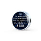 Be Bold As A Lion Circle with Durable Steel Bracelet Circle Charm Charm Only No