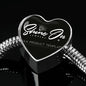 Heart Charm Bracelet Jewelry S/M Bracelet & Charm No