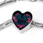 Trust in the Lord Black Jewelry M/L Bracelet & Charm No