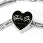 Heart Charm Bracelet Jewelry M/L Bracelet & Charm No