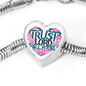 Trust in the Lord White Jewelry M/L Bracelet & Charm No