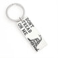 Gadsden Flag Keychain | Dont Tread On Me Jewelry Stainless Steel Rectangle Keychain No