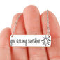 You Are My Sunshine | Share Your Love Jewelry Stainless Steel Horizontal Bar Necklace No