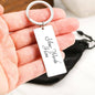 Into The Mountains I Must Go Keychain Jewelry Stainless Steel Rectangle Keychain Yes