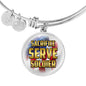 Sacrifice, Serve, Soldier(gold) | Circle Bangle Jewelry