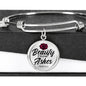 Beauty From Ashes White Circle Bangle Jewelry Luxury Bangle (Silver) No