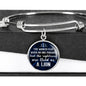 Be Bold As A Lion | Circle Bangle Jewelry Luxury Bangle (Silver) No