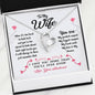To Wife From Husband - Forever Love Heart Necklace Jewelry