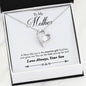 Son to Mother - Sweetest Gift God Gave Me Jewelry 14k White Gold Finish