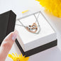Interlocking hearts template gift for daughter