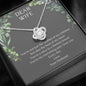 Dear Wife, Eternal Love Necklace