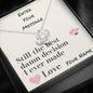 Best Decision Love Knot Necklace, Customize Your Special Message