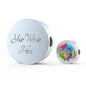 Color Splash Turtle, Clear Background Circle with Durable Steel Bracelet Circle Charm Charm Only Yes
