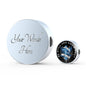 Be Still, White Background Circle with Durable Steel Bracelet Circle Charm Charm Only Yes