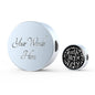 Faith Hope Love, Black Background Circle with Durable Steel Bracelet Circle Charm Charm Only Yes