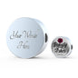Beauty From Ashes White Circle with Durable Steel Bracelet Jewelry Charm Only Yes