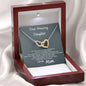 Amazing Daughter - Make Her Day - Dual Heart Necklace
